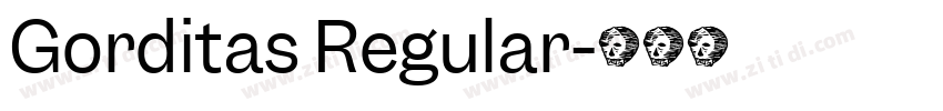 Gorditas Regular字体转换